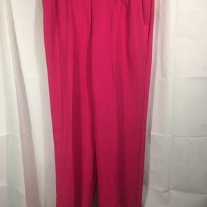 Woman Elastic Waist Trousers  Hibiscus  16W